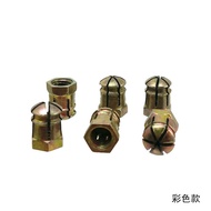 Three-in-One Connector Furniture Expansion Nut Embedded Alloy Nut Screw 6cm Outer Diameter 8 to 10cm