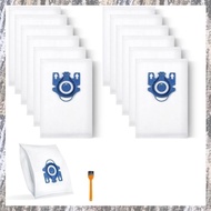 [Z F L U] Replacement for  C1, S2 S5 S8 Series- for  GN Vacuum Bags, 12 Pack 3D Dust Bags, 4 MP& 4 A