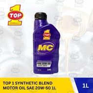 Top 1 Formula - 1 Liter Synthetic 4T Motorcycle Oil SAE 20w-50 JASO MA2 1 Liter