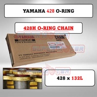 YAMAHA CHAIN 428H ORING GOLD 428 O RING CHAIN RANTAI ORING 428 RANTAI YAMAHA O RING RANTAI