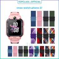 Unique multi-color nylon replacement strap for imoo watch phone Z7 smartwatch for kids
