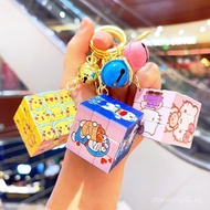 Mini Cartoon Dingdang Cat Strawberry Bear Series Cube Toy 3x3 Cube Keychain Pendant Wholesale CS4E