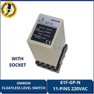Omron Floatless Level Switch MODEL: 61F-GP-N, 11-pins 220VAC