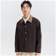 ROSEROMPSTUDIO LUCKY LOVE JACKET BROWN - เสื้อคลุม ทรงหลวม ผู้ชาย