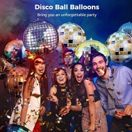4D Disco Orbz Bling Foil Balloons