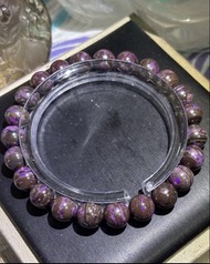 天然寶石💎南非國石💜高質紫櫻花舒俱徠手串8.5m
