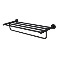 【MULTI百工居室】MIT製造MTA01MB不鏽鋼雙層霧黑色置衣架