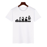 tshirt lelaki t shirt baju lelaki T-shirt lengan pendek teks pakaian bilik tidur hitam