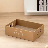 Bungalow Villa Play Claw Fun Bed Scratch Toy Cozy Home Rumah Kucing Carton