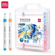SNT(108) Acrylic Marker Pen Arcylic Marker Pen Colour Murah Washable Deli Paint Diy Ceramic 丙烯马克笔