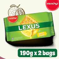Munchy's 力士檸檬奶油餅乾10小包入 190G x 2包