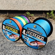 PE X4 X8 Five Colors Anti-Tangle Braided Fishing Line 300m Durable Braided Fishing Line Blue