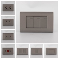 Gray American Standard American Specification American Style One-Gang Double-Gang Three-Gang Double 