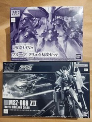 清位 2盒 全新 PB 港魂 HG 1/144 ＺII TRAVIS KIRKLAND COLOR ZETA gundam PLUMA SET PG MG RG