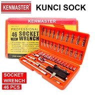 Socket wrench / socket 46pcs Kenmaster Screwdriver Set 46 pcs Screwdriver Socket wrench