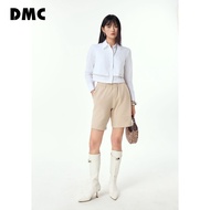 Quần short nữ thun be DMC (Beige Cotton Shorts)