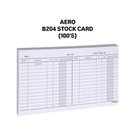 (1PKT) AERO B204 Stock Card 100'S | 库存卡 X 1PKT