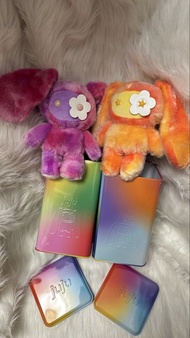 ⭐️Juju Rainbow🌈 彩虹系列盲盒公仔💜Ellis 粉紫 🧡Kenny 黃橙 《已絕版》 🎨澳洲藝術家 CJ Hendry 限量Juju毛公仔 Blind Plush// Juju worl
