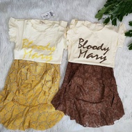 [Children] Lace Skirt Dress Matching Set 2-Piece