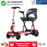 Solax Genie Automatic Folding Mobility Scooter - 4-Wheel Electric Scooter Personal Mobility Aid (PMA) for Elderly