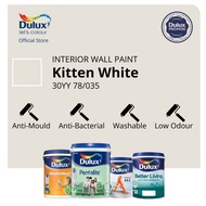 Dulux Wall/Door/Wood Paint - Kitten White (30YY 78/035) (Ambiance All/Pentalite/Wash &amp; Wear/Better Living)