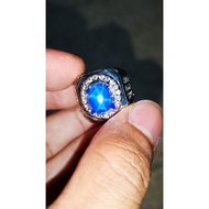 Blue SAFIR STAR RING SILVER BANGKOK 926 READY TO USE