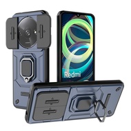 Casing For Xiaomi Redmi A3 Case Slide Lens Protector Armor Case For Redmi A3 A 3 4G RedmiA3 Military