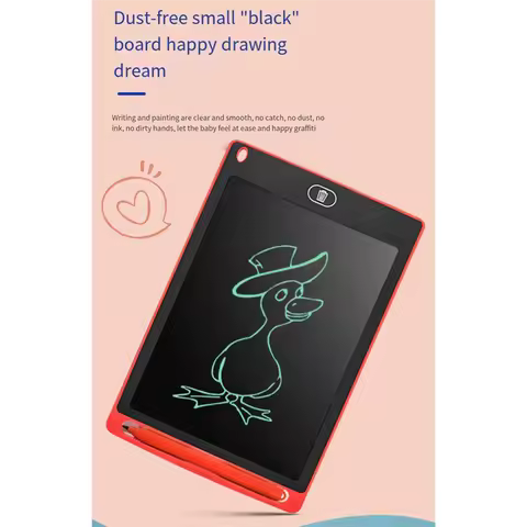 ABRJ-12 Inch LCD Writing Board Drawing Board Color Graffiti Board For Students Toys Green