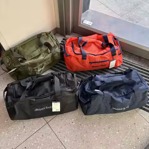 Montbell Bowling Bag Crossbody Bag Women's Waterproof Nylon Single Shoulder Bag 40L Travel Bag