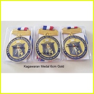 【hot sale】 100 pcs Kagawaran Medal 6cm BRONZE with blister pack