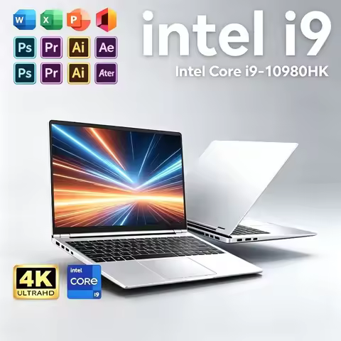 PC Notebook 15.6' Laptop Intel Core I9 10980HK 32GB RAM 2TB SSD Office Gamer Laptops Fingerprint Unl