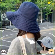 NEXTSG Bucket Hat Outdoor UV Protection Panama Hat Wide Brim Sunshade Hat