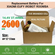 2600mAh 3200mAh Battery Replacement for Xiaomi E5 E10 E10C MOP2 LITE MJSTL iRobot Eufy L50 L60 L60Hy