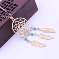 Yuna Gold Dreamcatcher Necklace