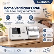 DapuRia (G3 B20A BPAP) Mesin Ventilator Rumah Bi-Level Automatik BIPAP APNOEA Sleep Apnea BPAP Home 
