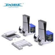 (兼容PS5 & PS5 Slim) Dobe 多功能Sony Playstation PS5 & PS5 Slime主機通用散熱底座附碟片收納架PS5手制座充