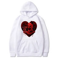 Unisex I Can Fix Him Funny Terrifier Hoodie Art The Clown Shirt Horror Movie Halloween Sweater Creep