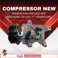 HRM- COMPRESSOR NEW PERODUA AXIA 2023-2025 6PK AIRCOND ( NEW MODEL / SECOND 2ND GENERATION ) XENCP