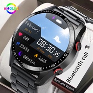 2022 New ECG + PPG Mens Smartwatch Bluetooth Call Smart Watch Men Blood Oxygen Blood Pressure Monitor Sports Fitness Tracker Pedometer Black Smartwatch Men+Box