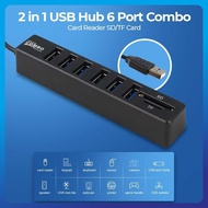Card Reader 8in1 USB 2.0 USB Hub USB 2.0 MicroSD SD TF Card - CB220602