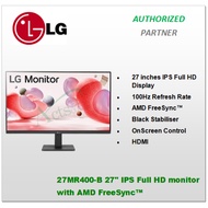 LG 27" IPS FULL HD MONITOR WITH AMD FREESYNC™ 27MR400-B