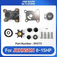 Water Pump Impeller Repair Kit for Evinrude Johnson Outboard 8 9.9 15hp With Housing Marine Boat Engine Part 0394711 394
