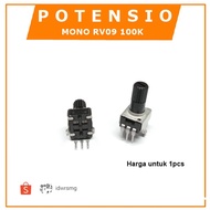 Potentiometer RV09 100K potentiometer 100 Kilo black