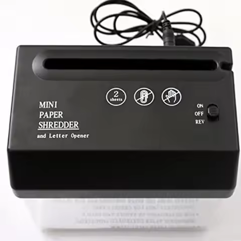 Paper Shredder Usb Electric Mini Invoice Document Paper Smashes Tool best sale