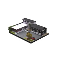 Diorama Warehouse House/ Garage/ 1:64