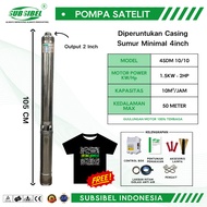 4 Inch SUBMERSIBLE Water Pump 10/ 10 - 2HP - Subsibel Brand