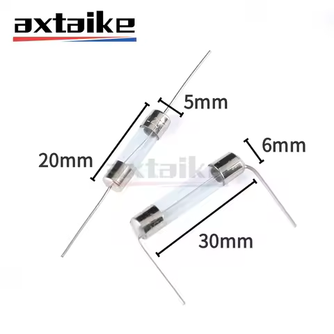 10PCS 5×20 6×30 250V F T F1A 2A 3A 4A 5A 6.3A 8A 10A 12A 15A 20A Amps Induction Cooker Glass Fast Fu