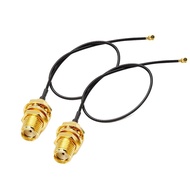 U.F.L1 To SMA Female Low Loss Coaxial Cable 15CM U.F.L1 1.13mm Pigtail Cable for  PCIE Network Cards