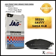 JAG Front Disc Brake Pads D6994 for Savvy & Saga blm