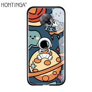 Hontinga Casing Case For Redmi K30 Pro K30 Pro ZooM / Xiaomi Poco F2 Pro Case Cartoon Cute NASA Space Astronaut Phone Case For Boys Man Cases Tempered Glass Back Cover Casing Hard Case